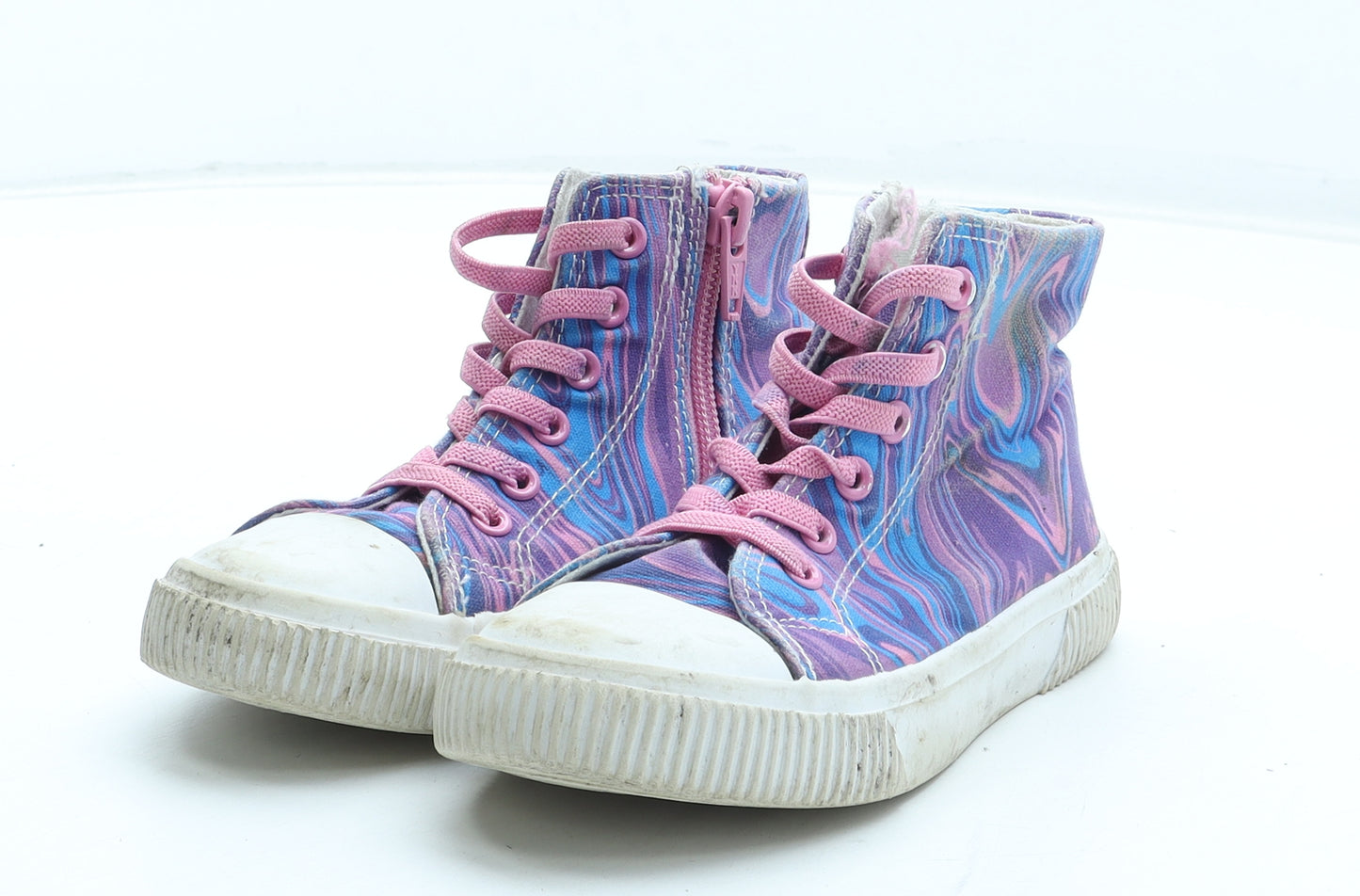 TU Girls Multicoloured Tie Dye Polyester Trainer UK 10