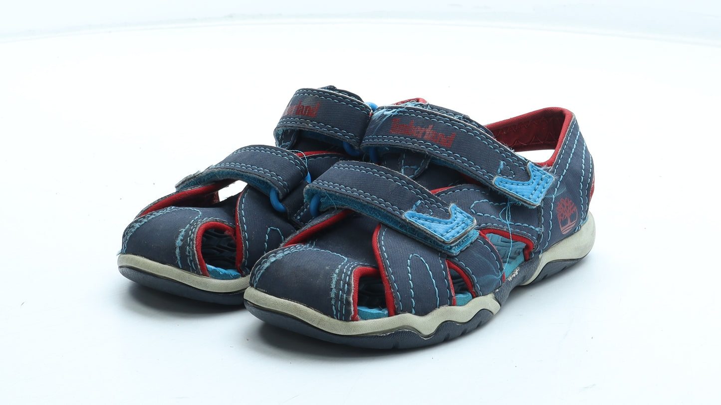 Timberland Boys Multicoloured Polyester Fisherman Sandal UK 9.5 27