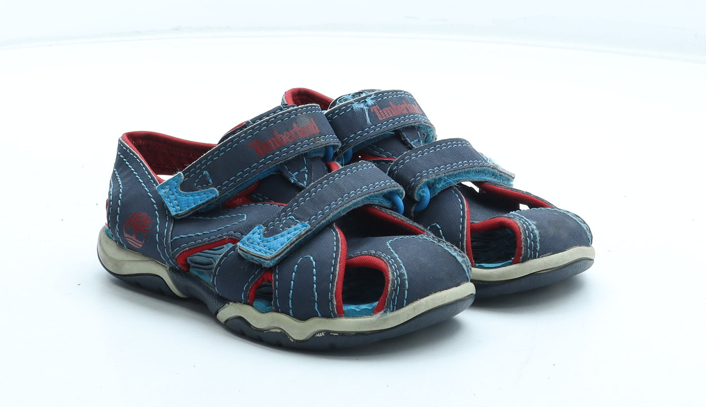 Timberland Boys Multicoloured Polyester Fisherman Sandal UK 9.5 27