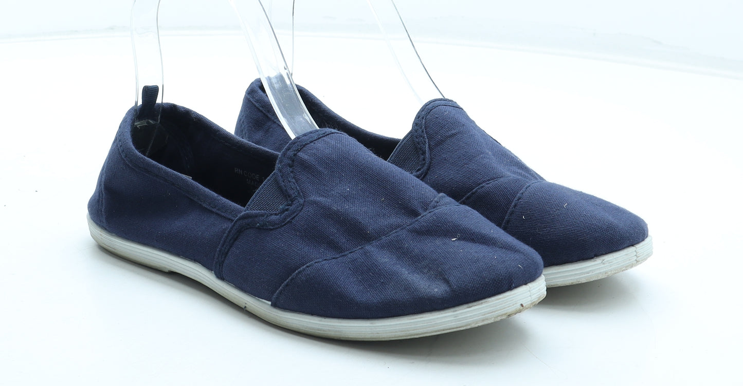 Atmosphere Womens Blue Polyester Slip On Casual UK