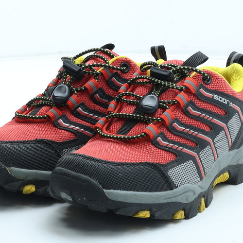 Mountain Warehouse Boys Red Colourblock Polyester Trainer UK 13 31