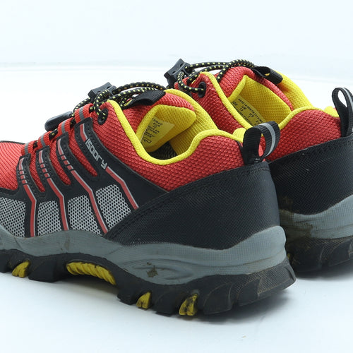 Mountain Warehouse Boys Red Colourblock Polyester Trainer UK 13 31