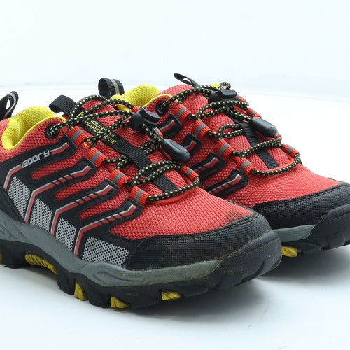 Mountain Warehouse Boys Red Colourblock Polyester Trainer UK 13 31