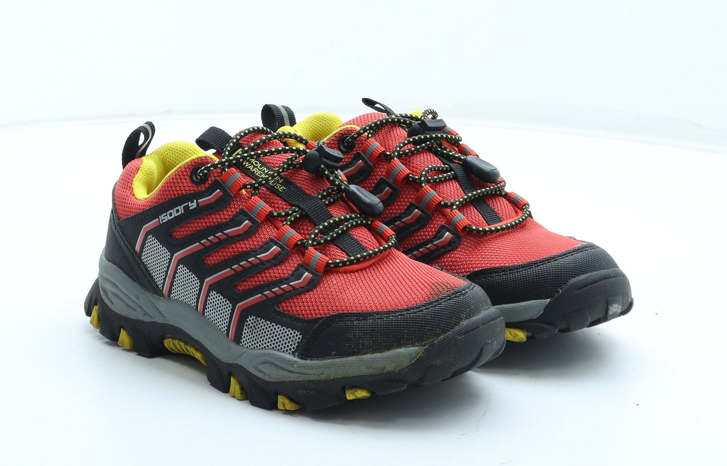 Mountain Warehouse Boys Red Colourblock Polyester Trainer UK 13 31