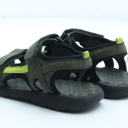 Preworn Boys Green Polyester Fisherman Sandal UK 13 32