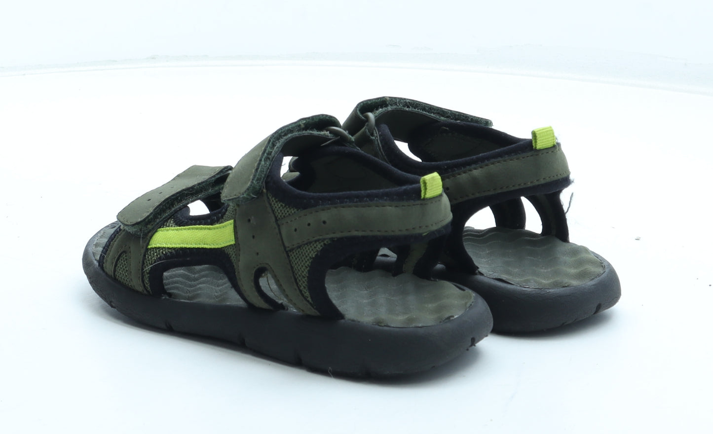 Preworn Boys Green Polyester Fisherman Sandal UK 13 32