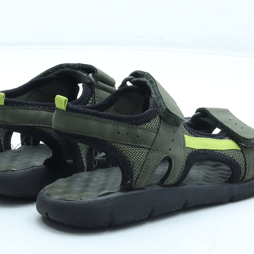 Preworn Boys Green Polyester Fisherman Sandal UK 13 32