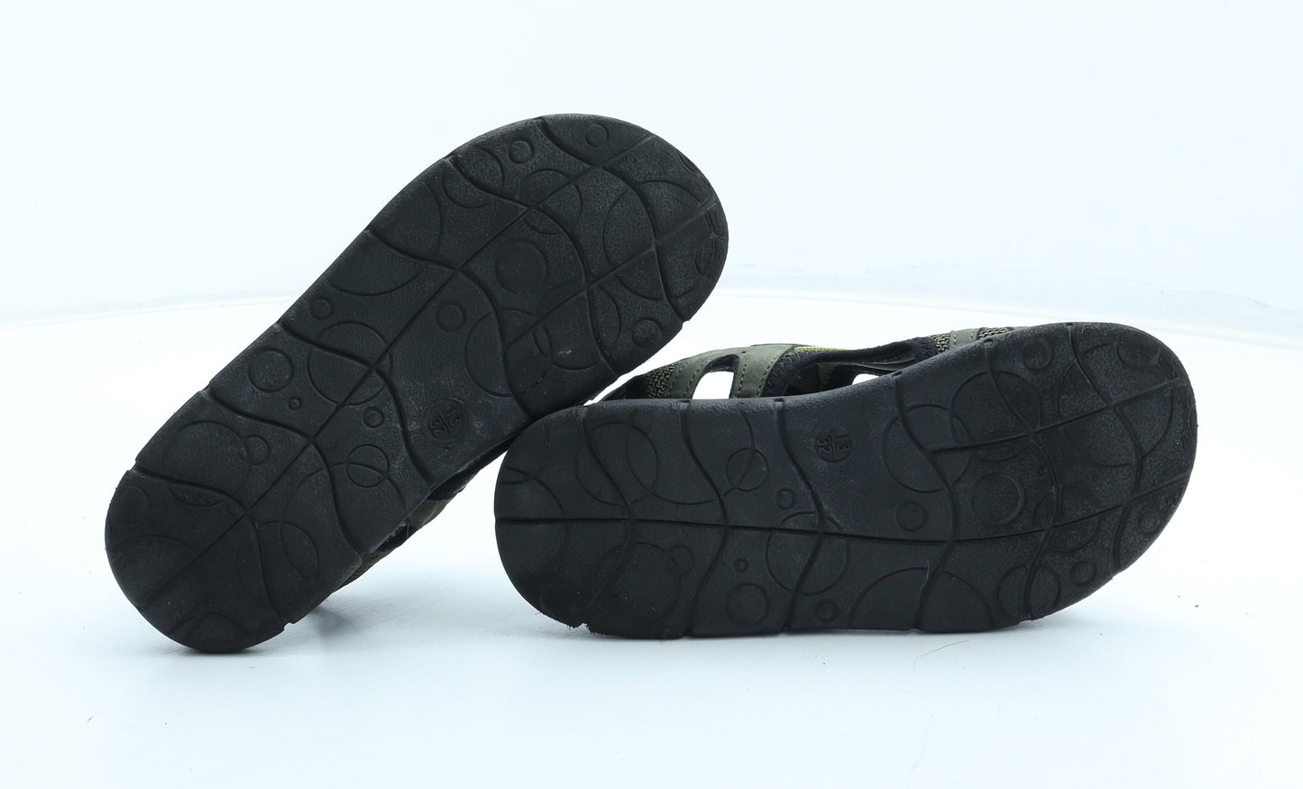 Preworn Boys Green Polyester Fisherman Sandal UK 13 32