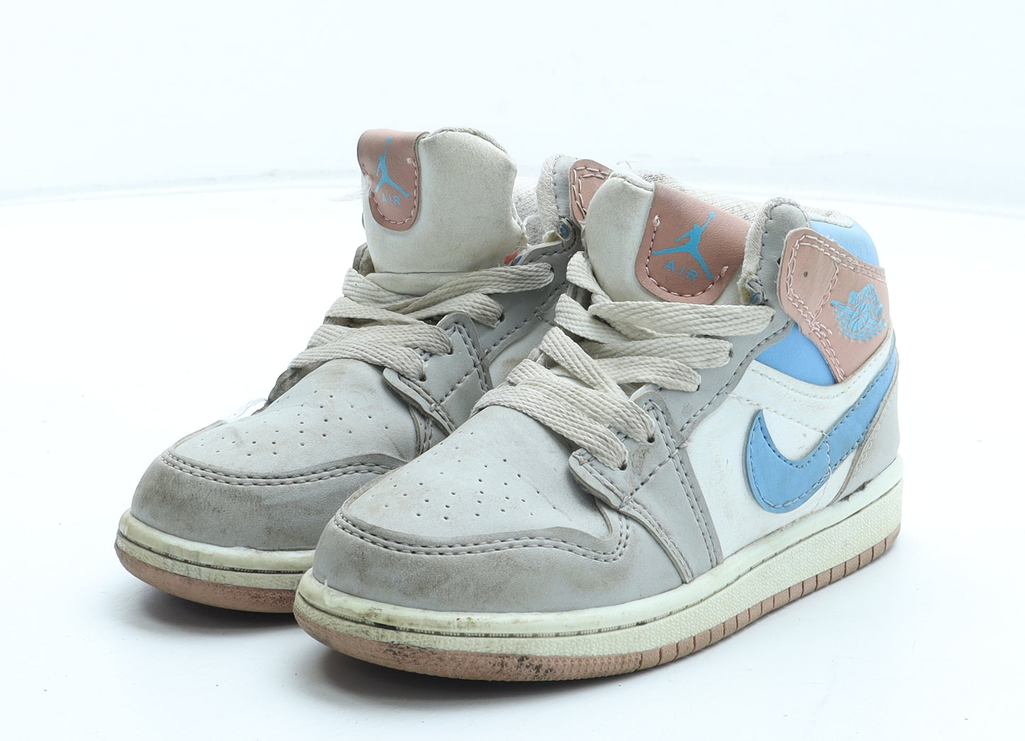 Nike Girls Multicoloured Polyurethane Trainer UK 11.5 29 - Nike Jordan