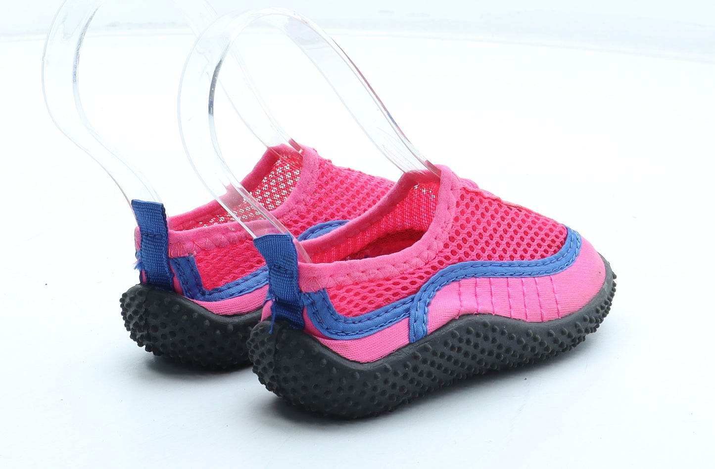Mountain Warehouse Girls Pink Colourblock Polyester Slip On Casual UK 7 24 - Aqua Shoes