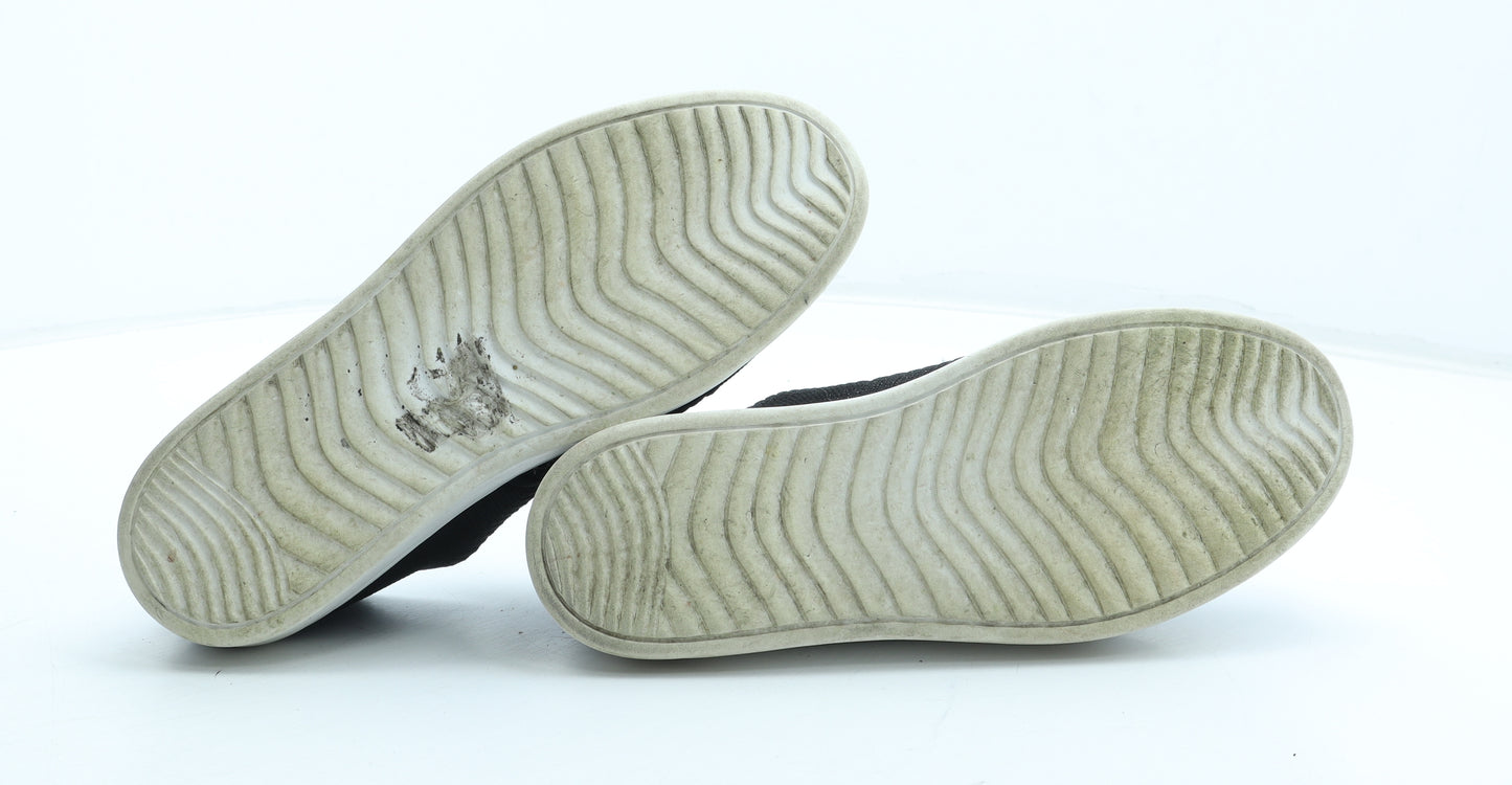 Preworn Womens Black Polyester Trainer UK - Estimated UK Size 5.5