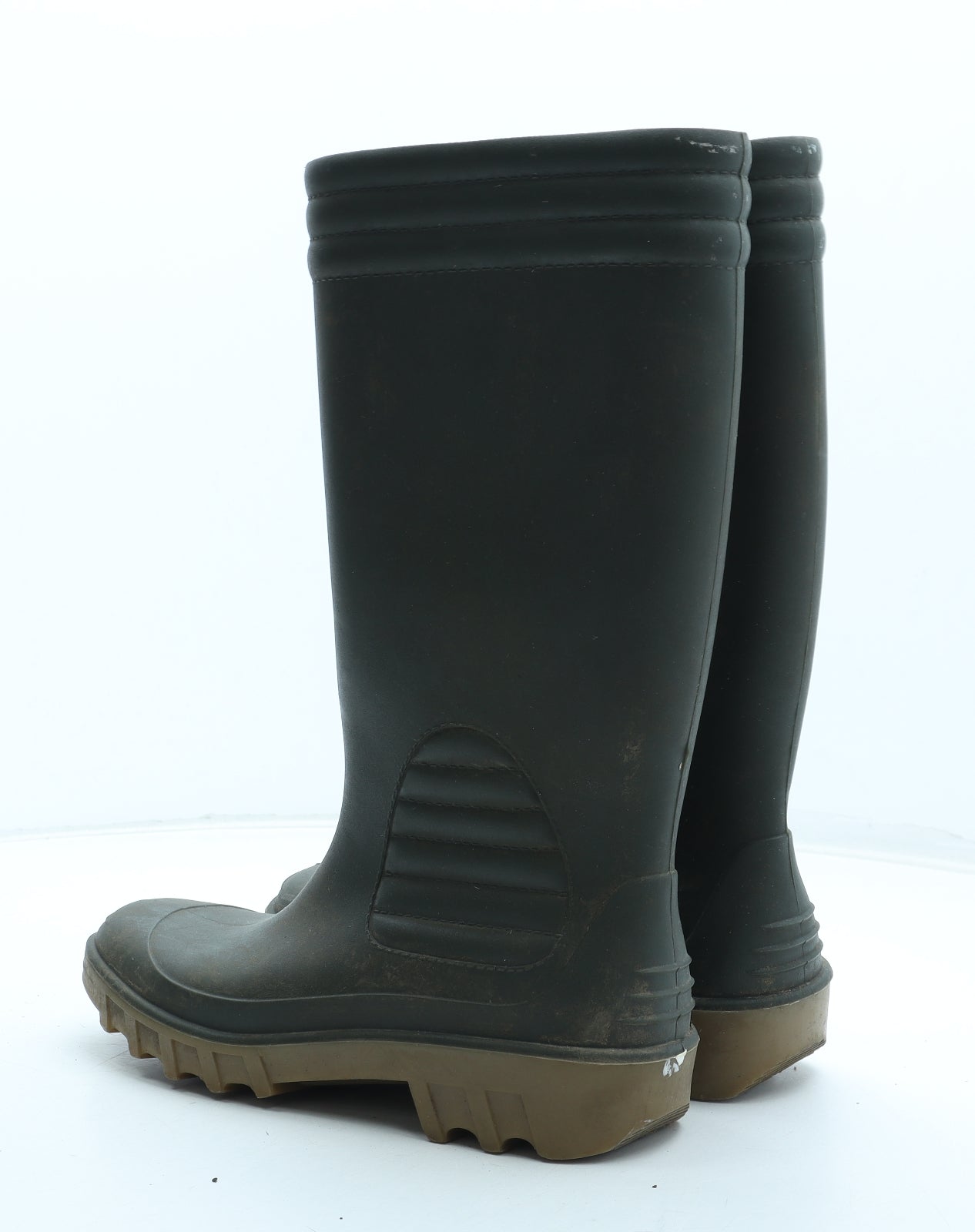 Preworn Mens Green Rubber Wellies Boot UK 6 39