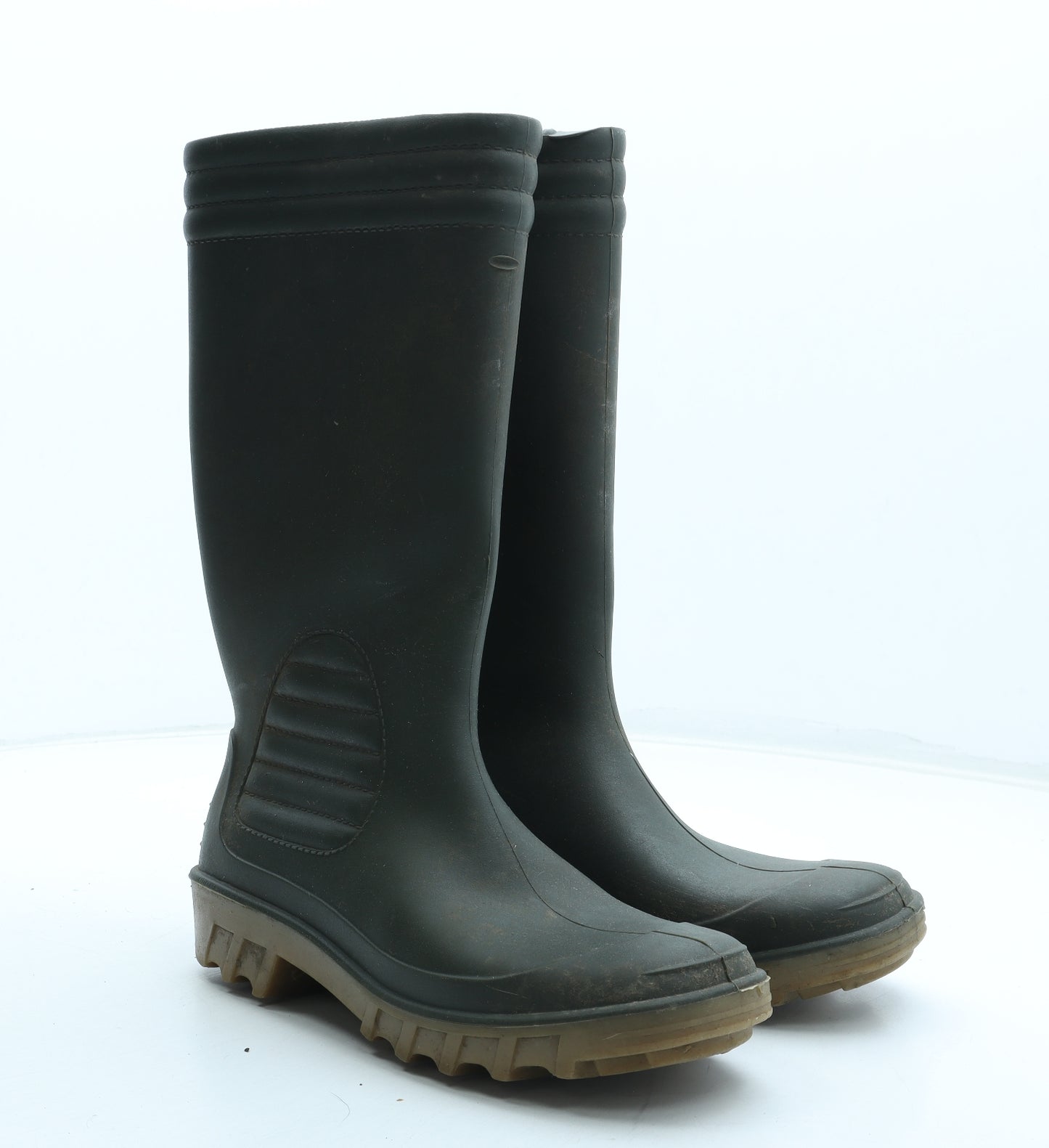 Preworn Mens Green Rubber Wellies Boot UK 6 39