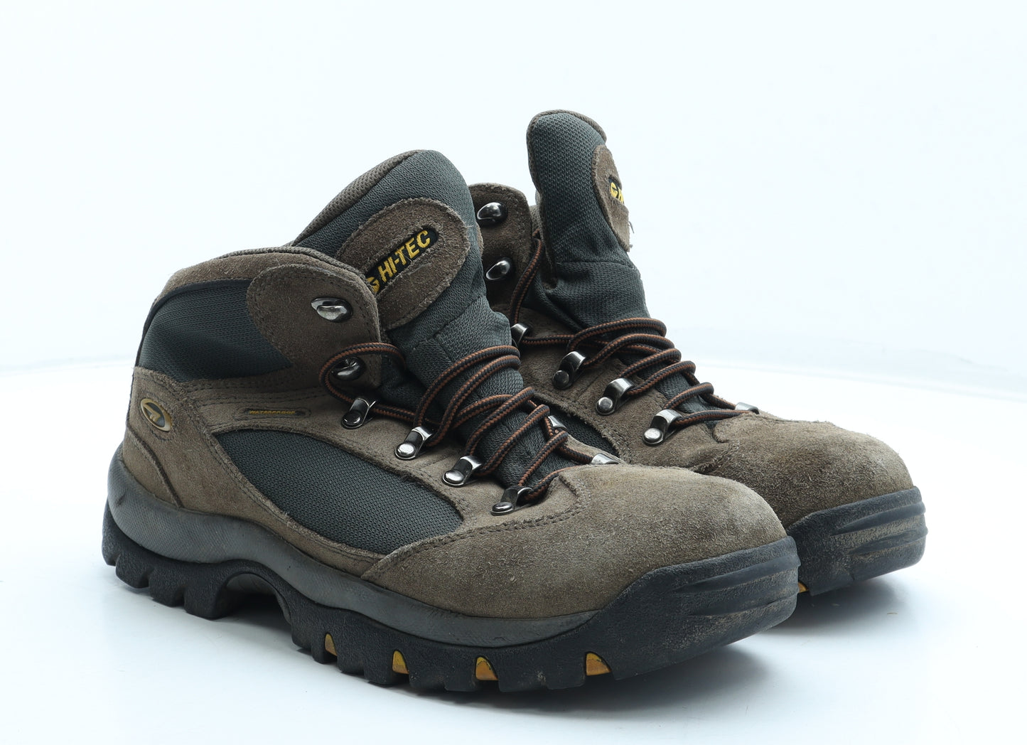 Hi-Tec Mens Brown Leather Combat Boot UK 9 43