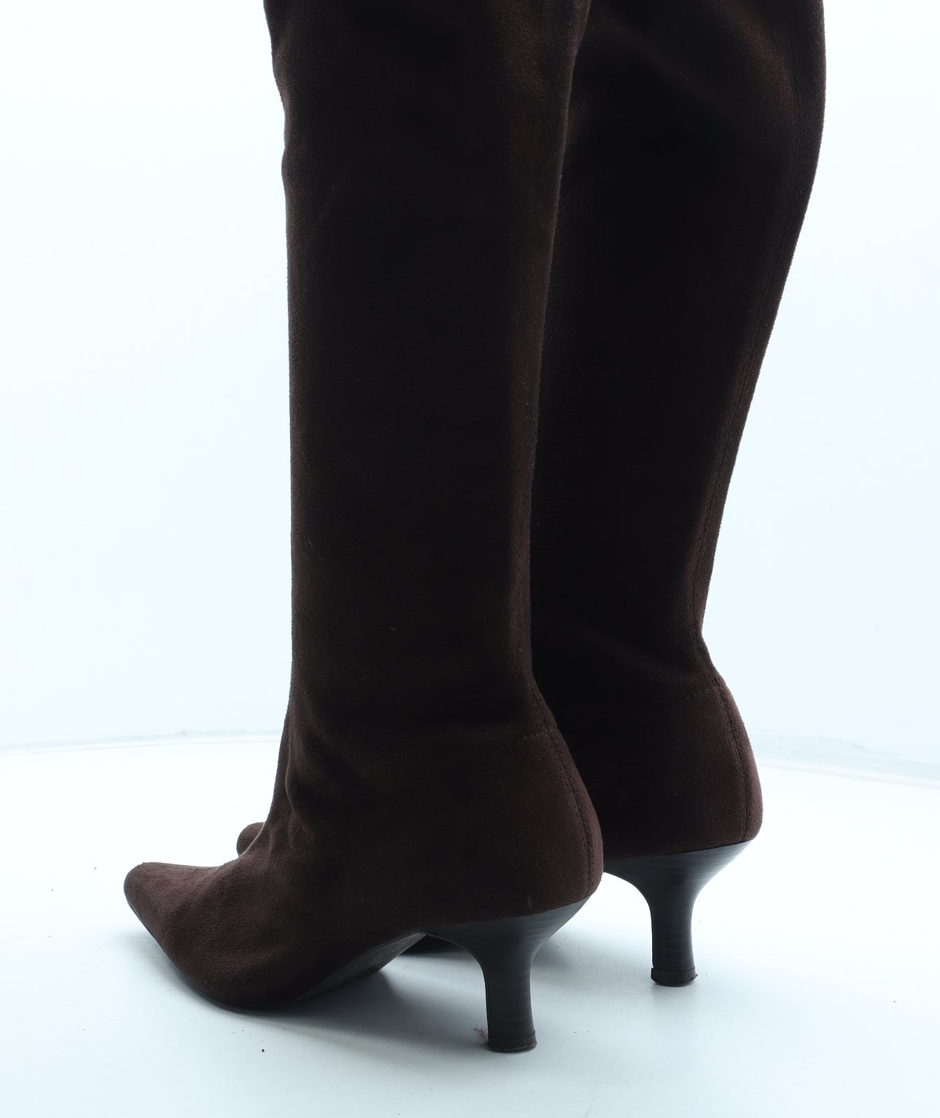 Marks and Spencer Womens Brown Polyurethane Bootie Boot UK