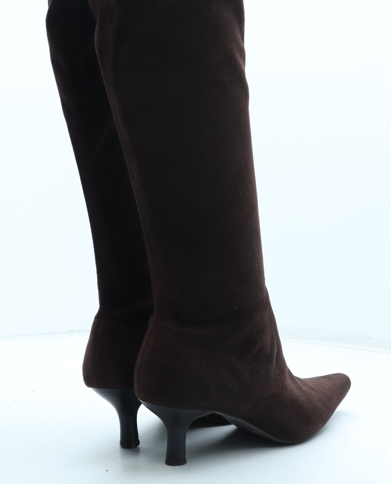 Marks and Spencer Womens Brown Polyurethane Bootie Boot UK