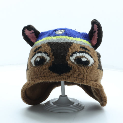 George Boys Multicoloured Geometric Acrylic Beanie Size S - Paw Patrol Size 1-3 years