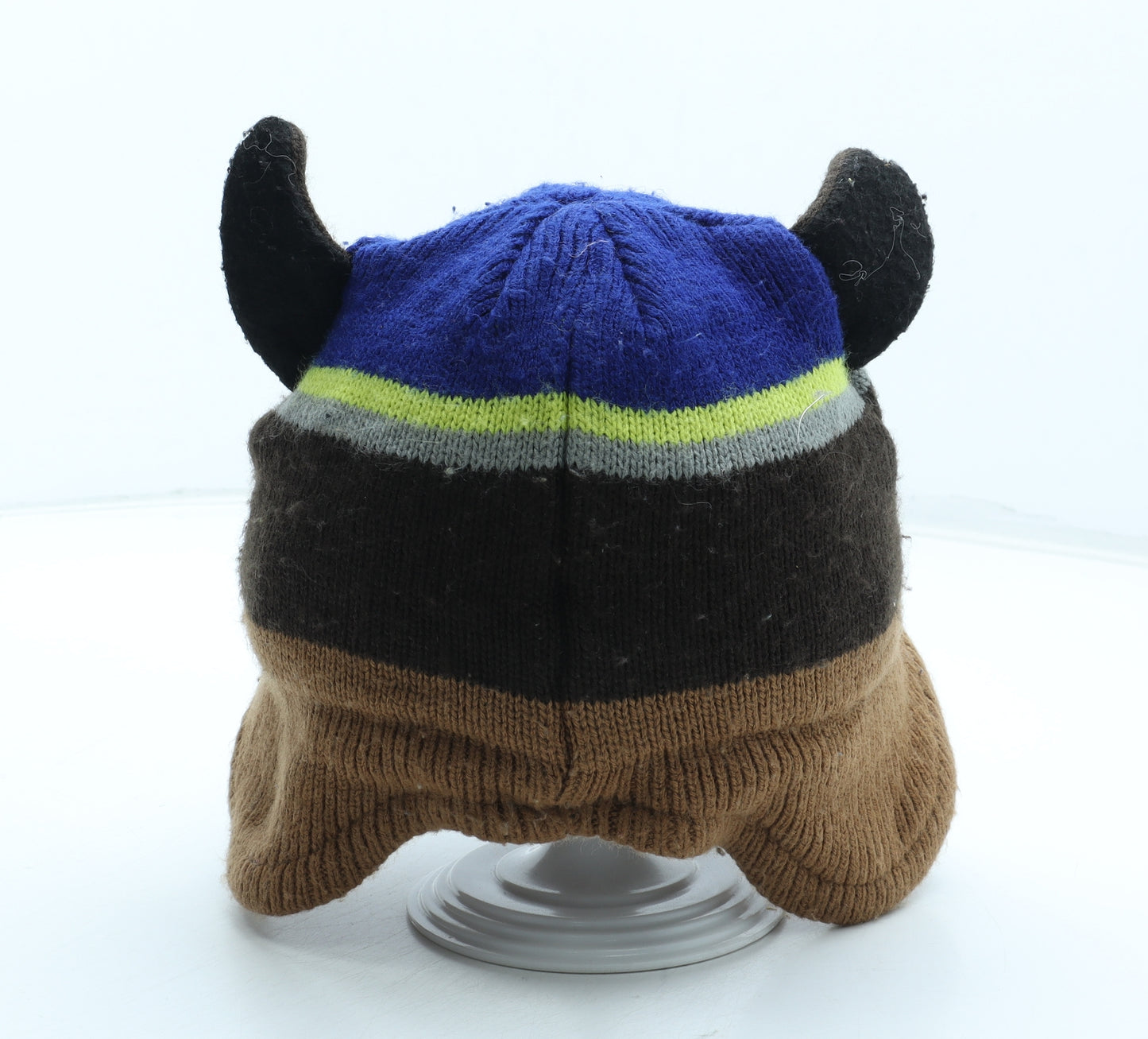 George Boys Multicoloured Geometric Acrylic Beanie Size S - Paw Patrol Size 1-3 years