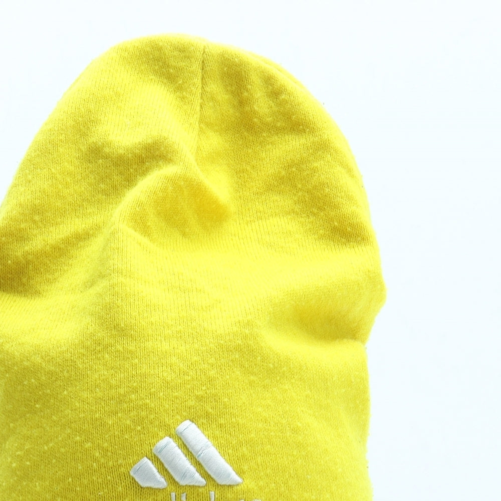 adidas Mens Yellow Acrylic Beanie One Size