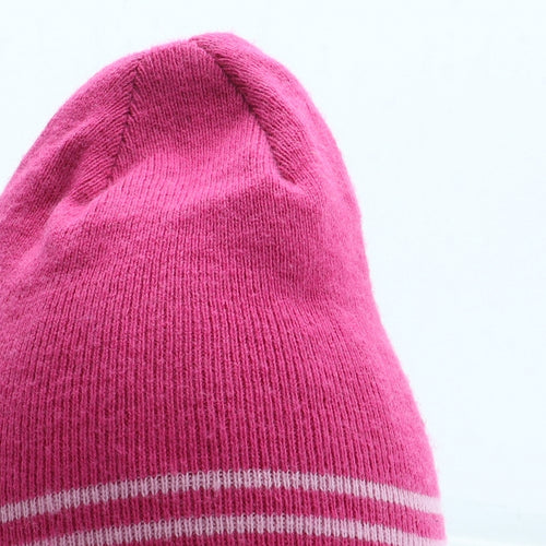George Girls Pink Acrylic Beanie Size S - Size 4-8 Years