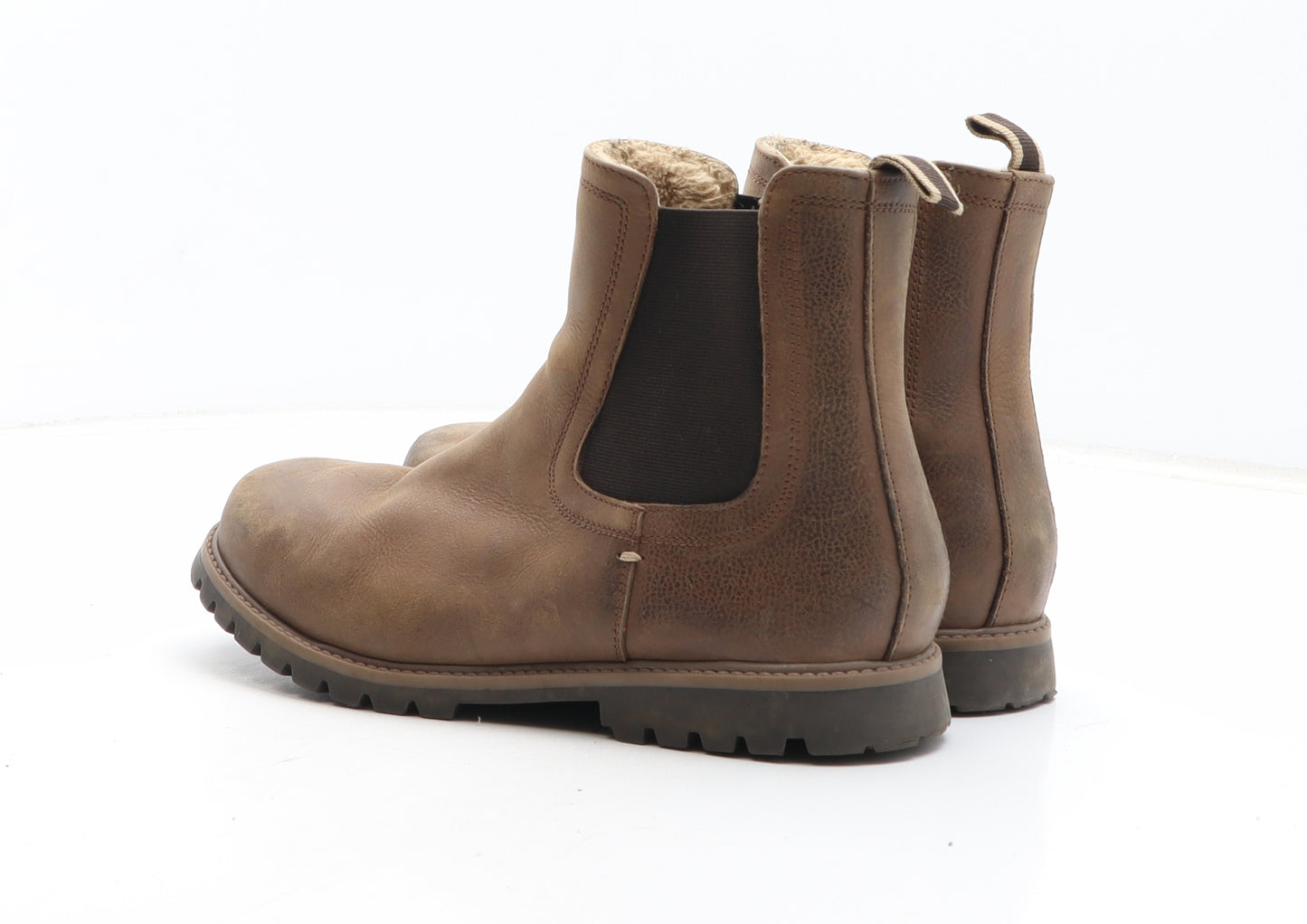 NEXT Womens Brown Synthetic Chelsea Boot UK