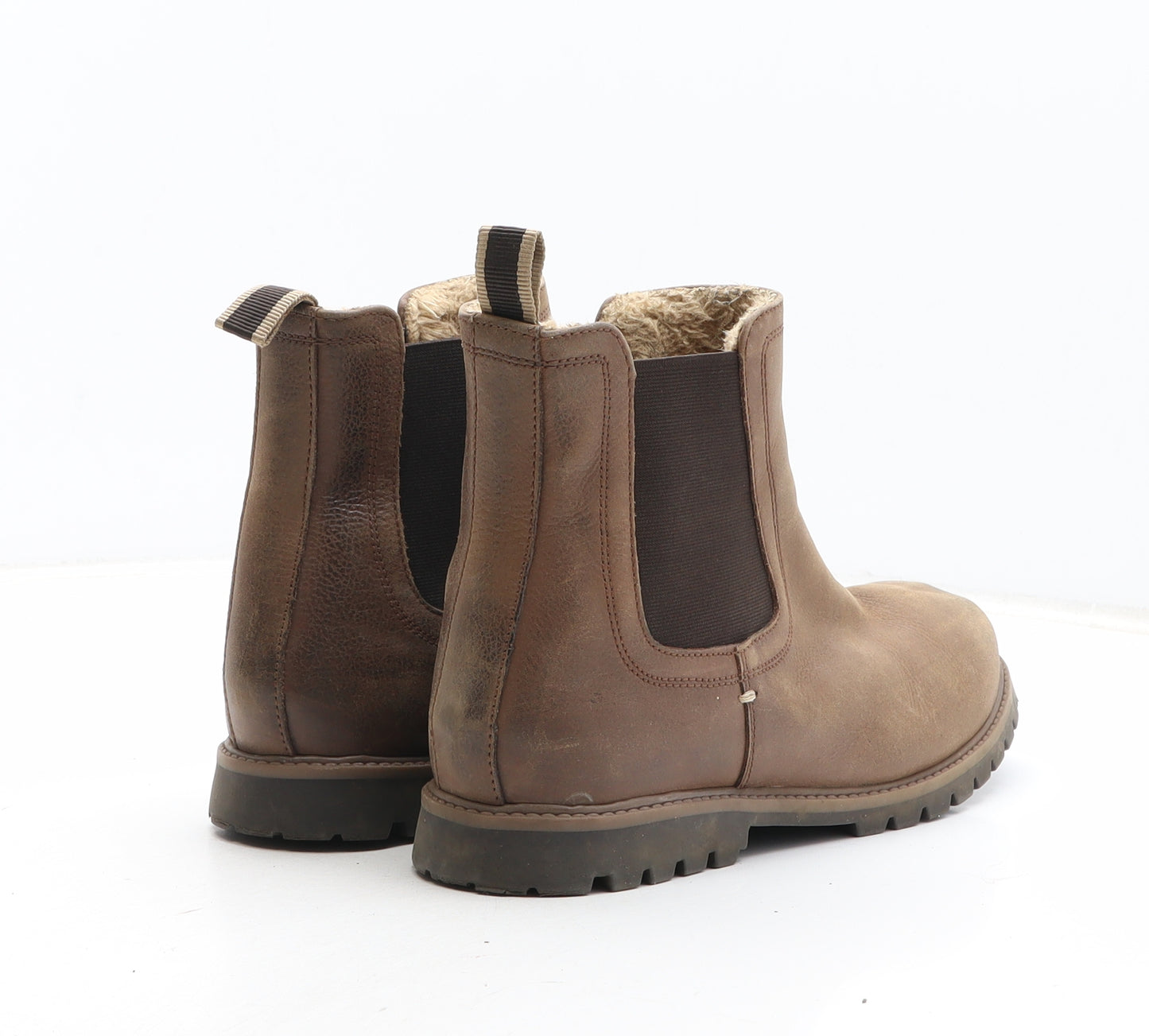NEXT Womens Brown Synthetic Chelsea Boot UK