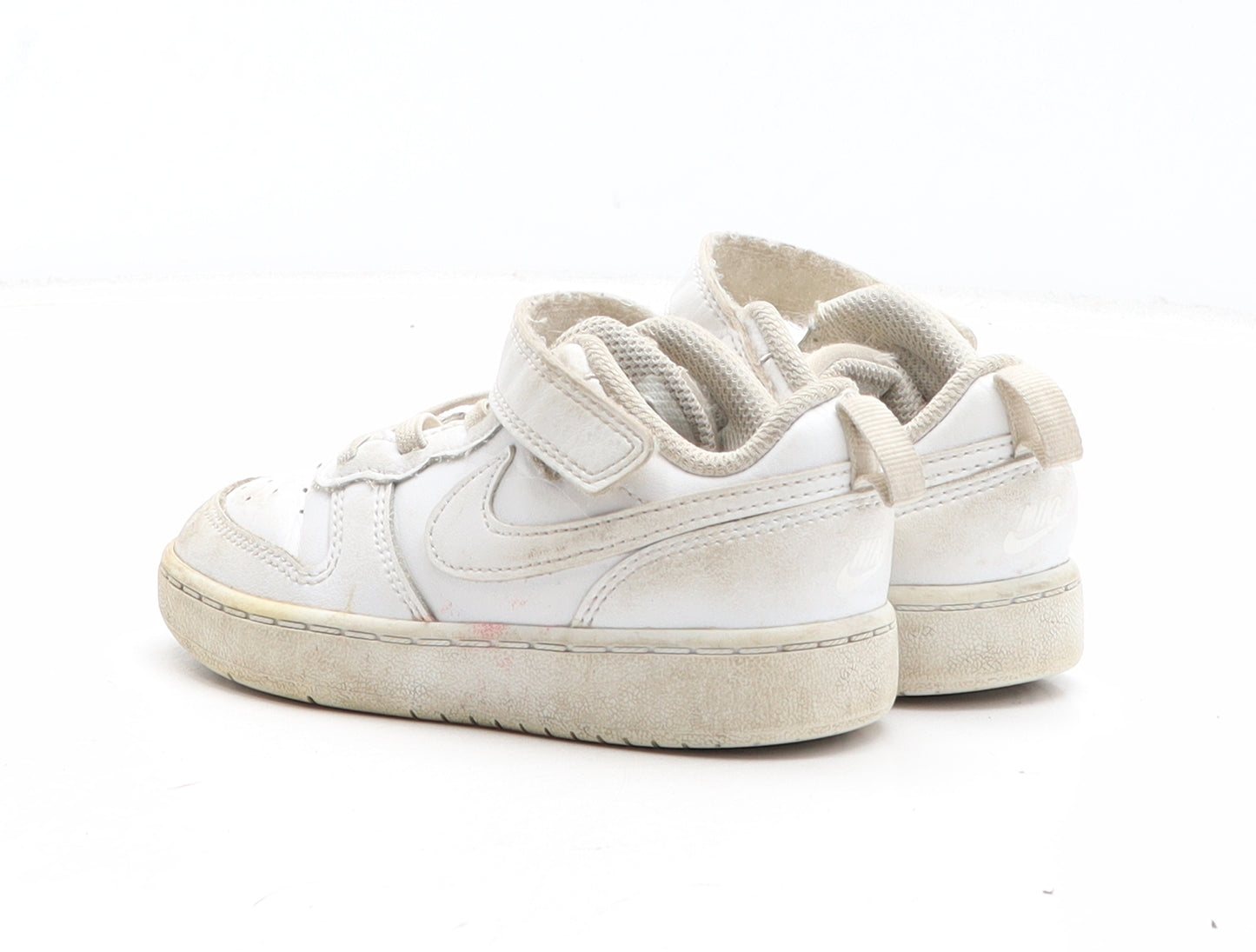 Nike Boys White Synthetic Trainer UK 8.5