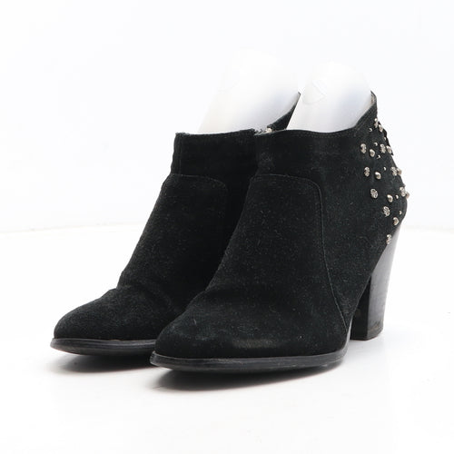 Russell & Bromley Womens Black Synthetic Bootie Boot UK