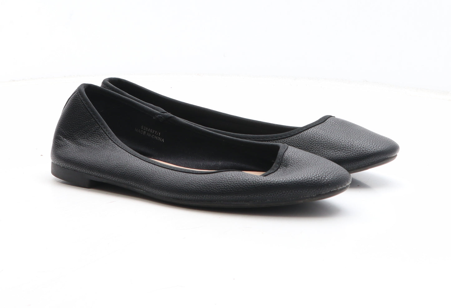 New Look Womens Black Synthetic Ballet Casual UK