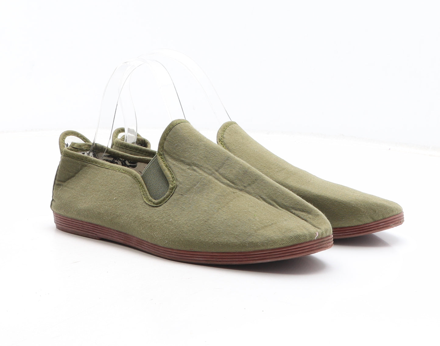 Flossy Womens Green Fabric Slip On Casual UK