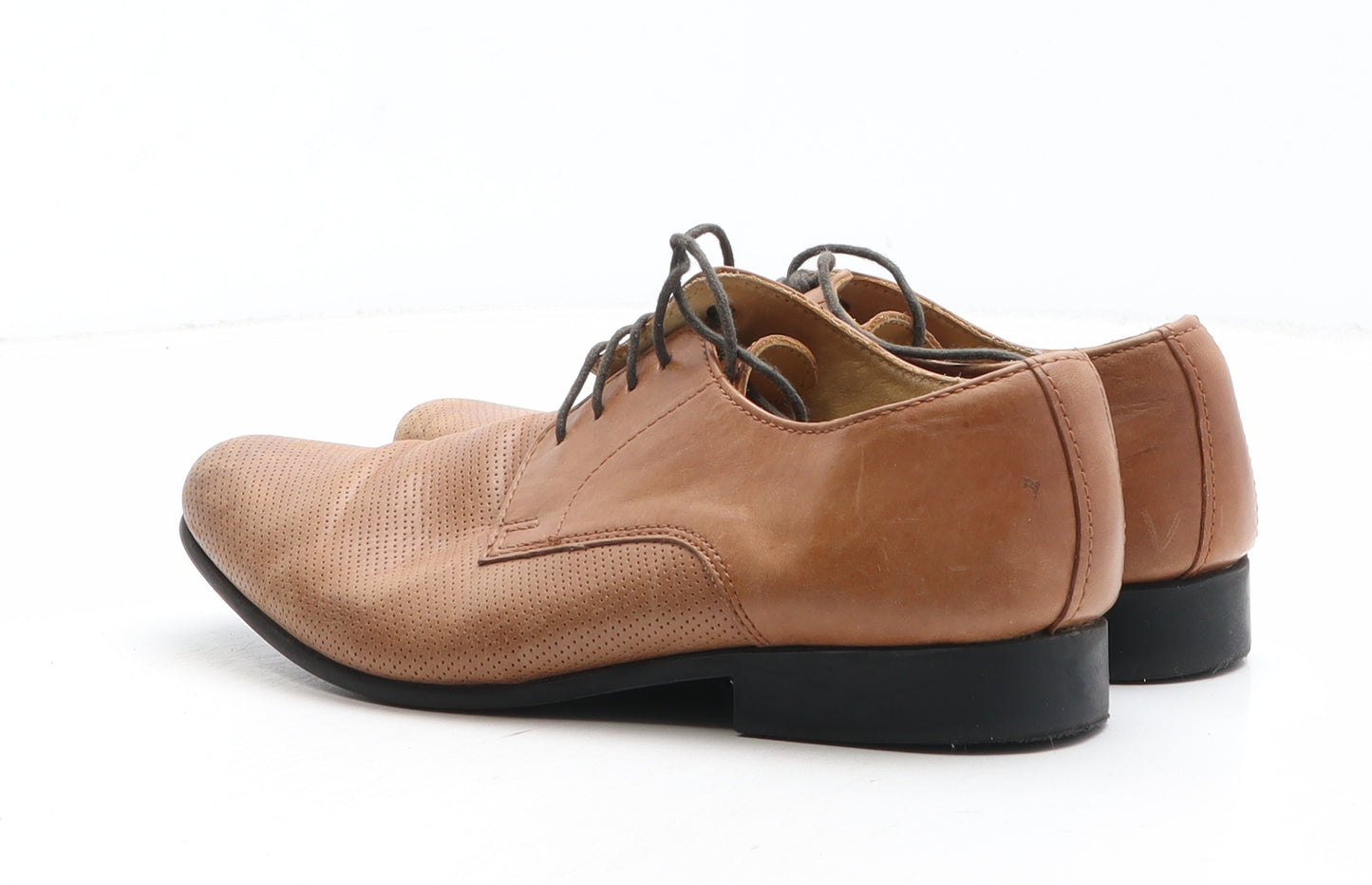 NEXT Womens Brown Synthetic Oxford Casual UK