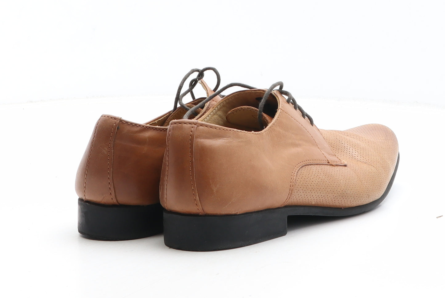 NEXT Womens Brown Synthetic Oxford Casual UK