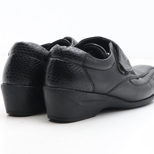 Preworn Womens Black Synthetic Slip On Casual UK