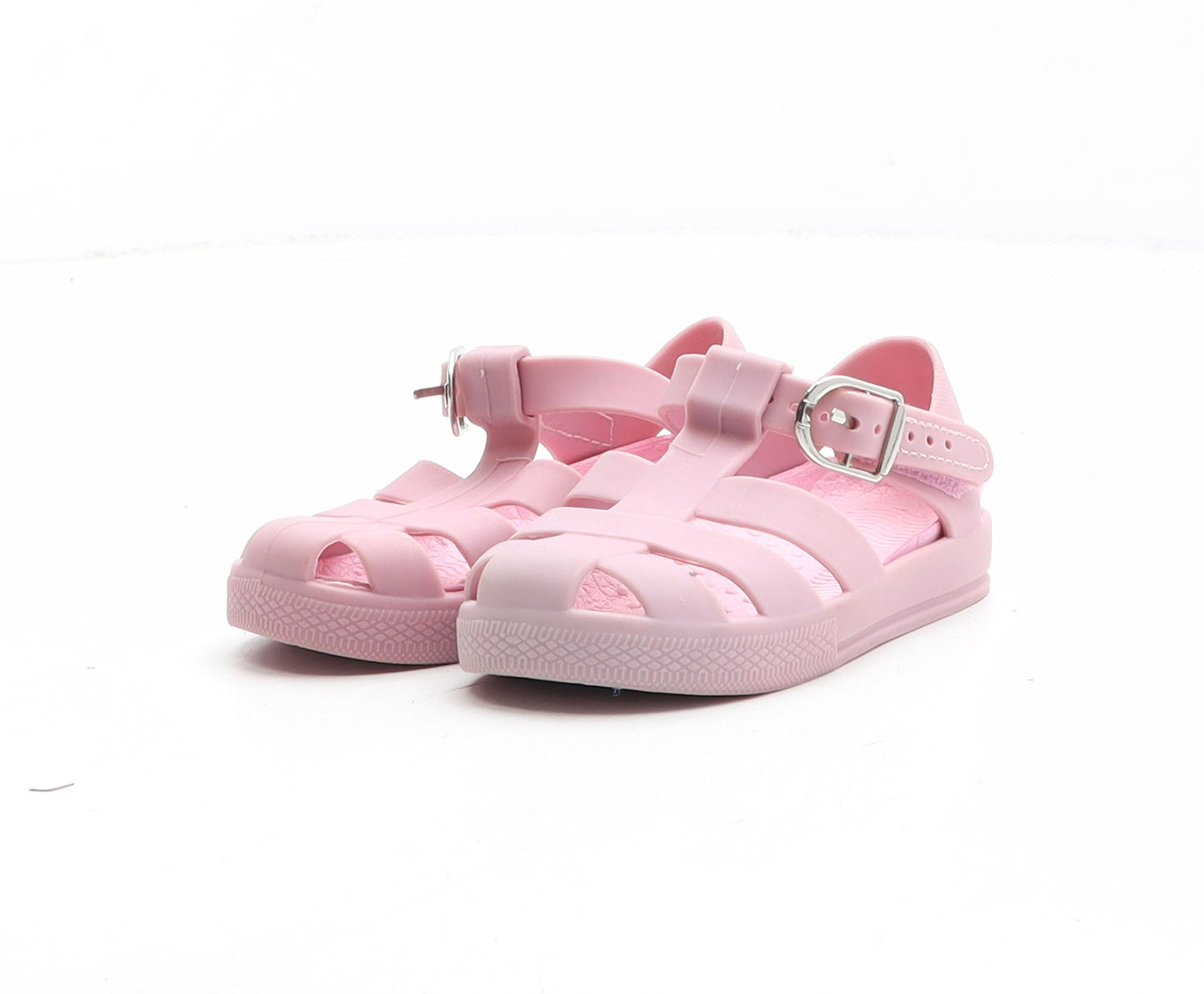 Preworn Girls Pink Synthetic Fisherman Sandal UK 5 22