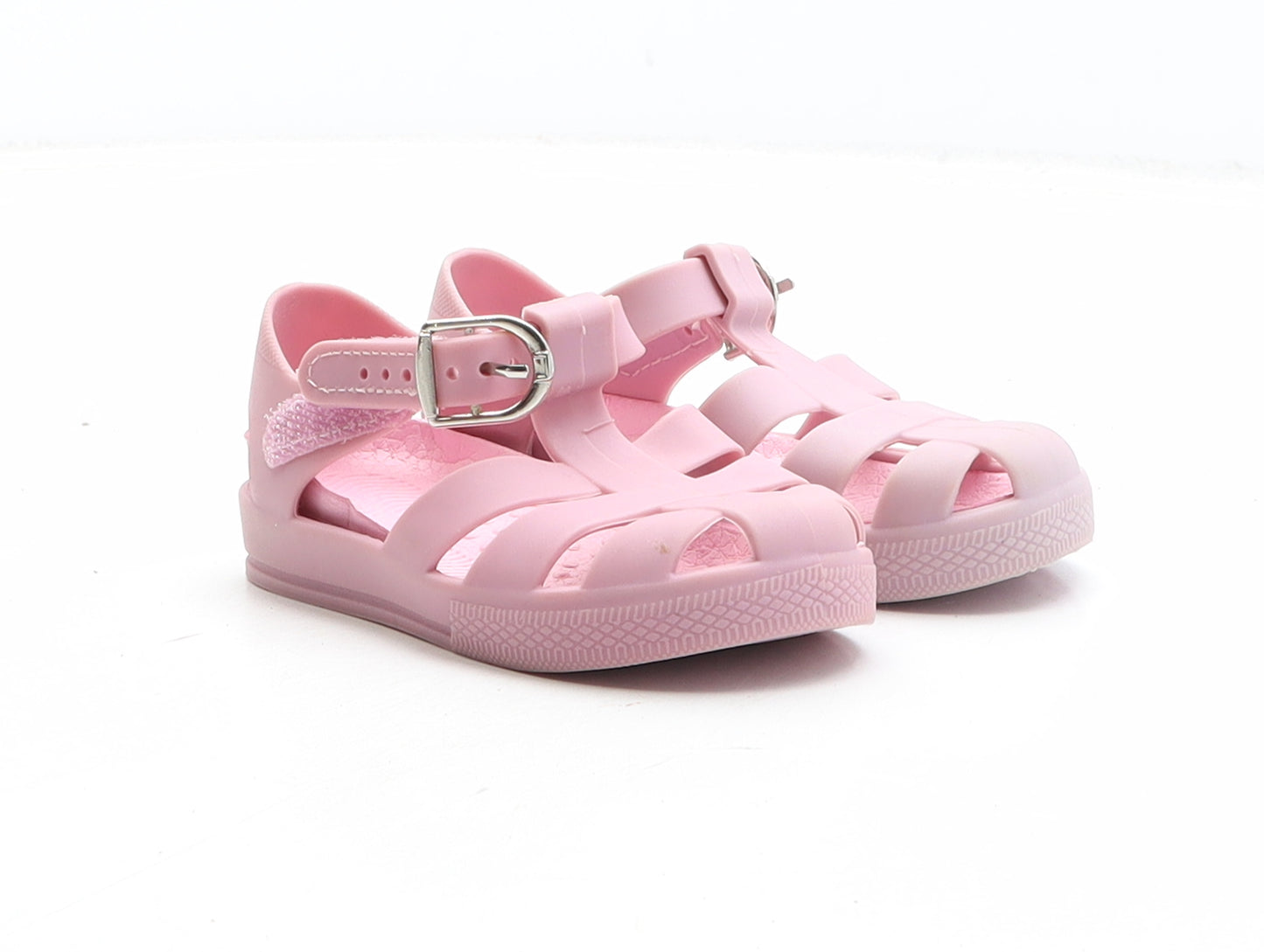 Preworn Girls Pink Synthetic Fisherman Sandal UK 5 22
