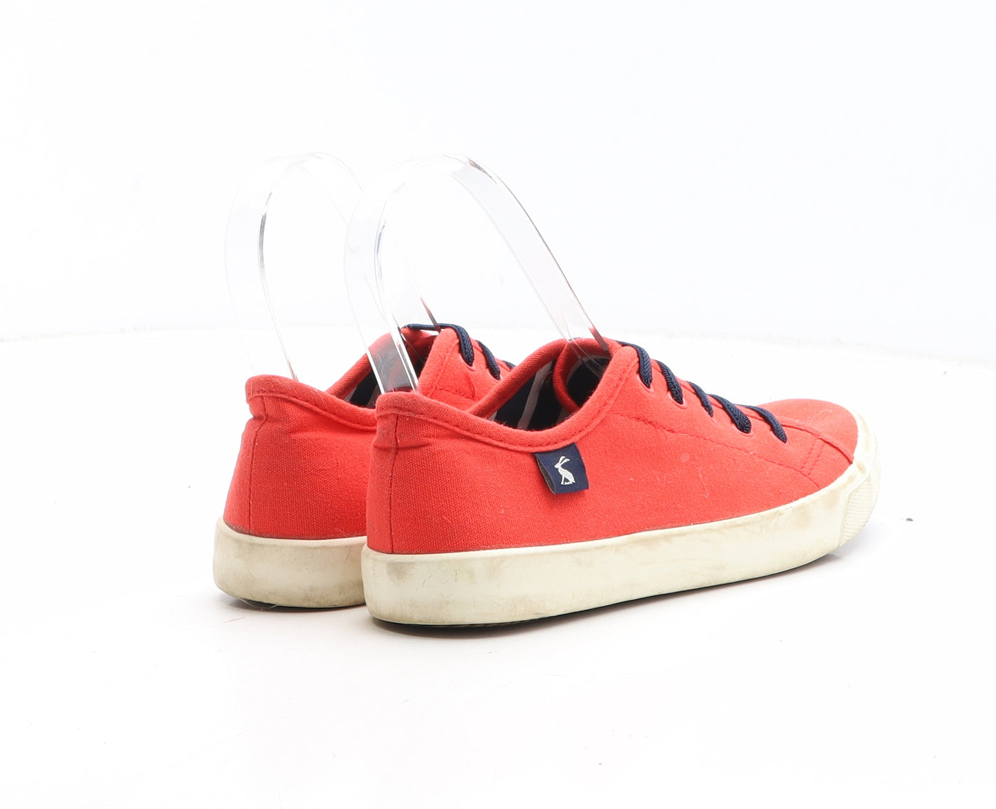 Joules Womens Red Fabric Trainer UK