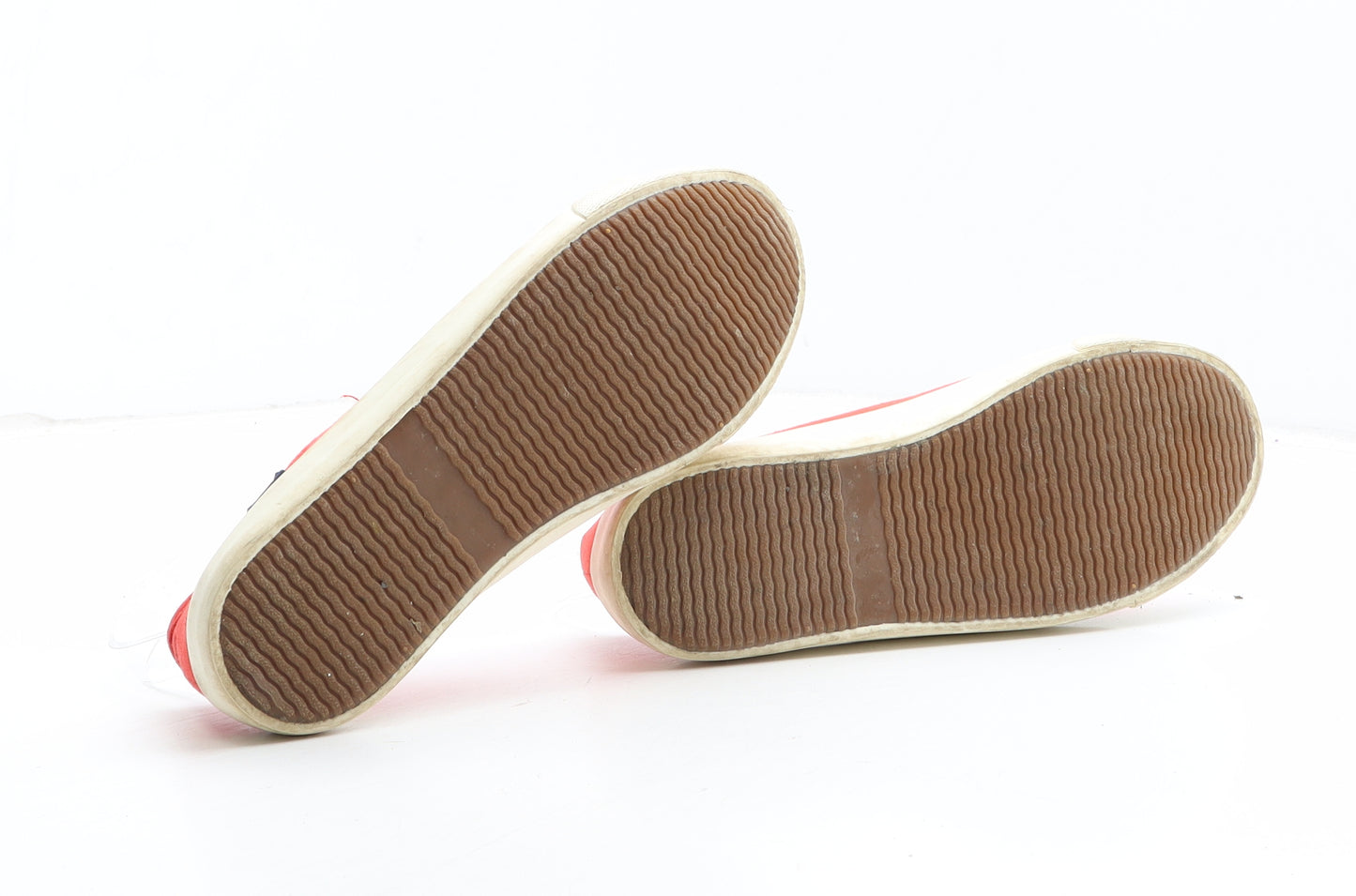 Joules Womens Red Fabric Trainer UK