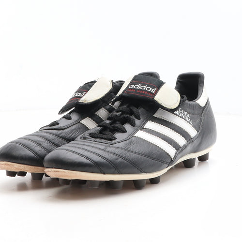 adidas Mens Black Leather Trainer UK 8 - Football Boots