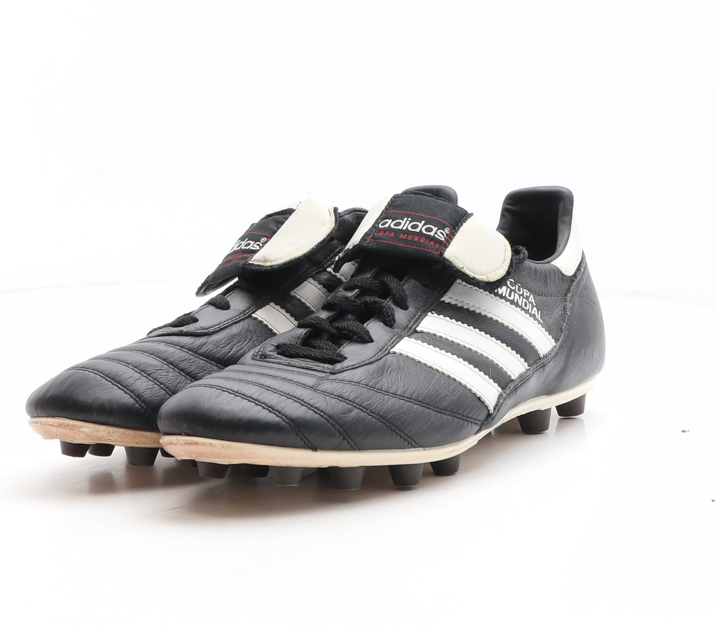 adidas Mens Black Leather Trainer UK 8 - Football Boots