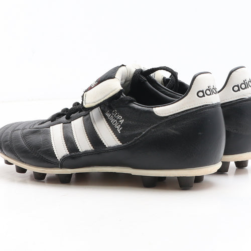 adidas Mens Black Leather Trainer UK 8 - Football Boots