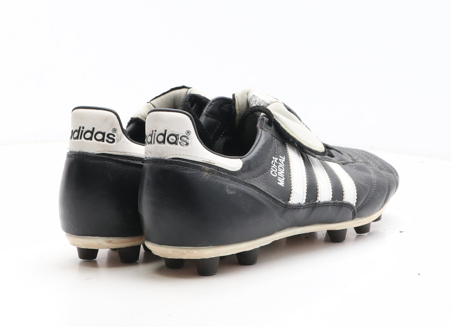 adidas Mens Black Leather Trainer UK 8 - Football Boots