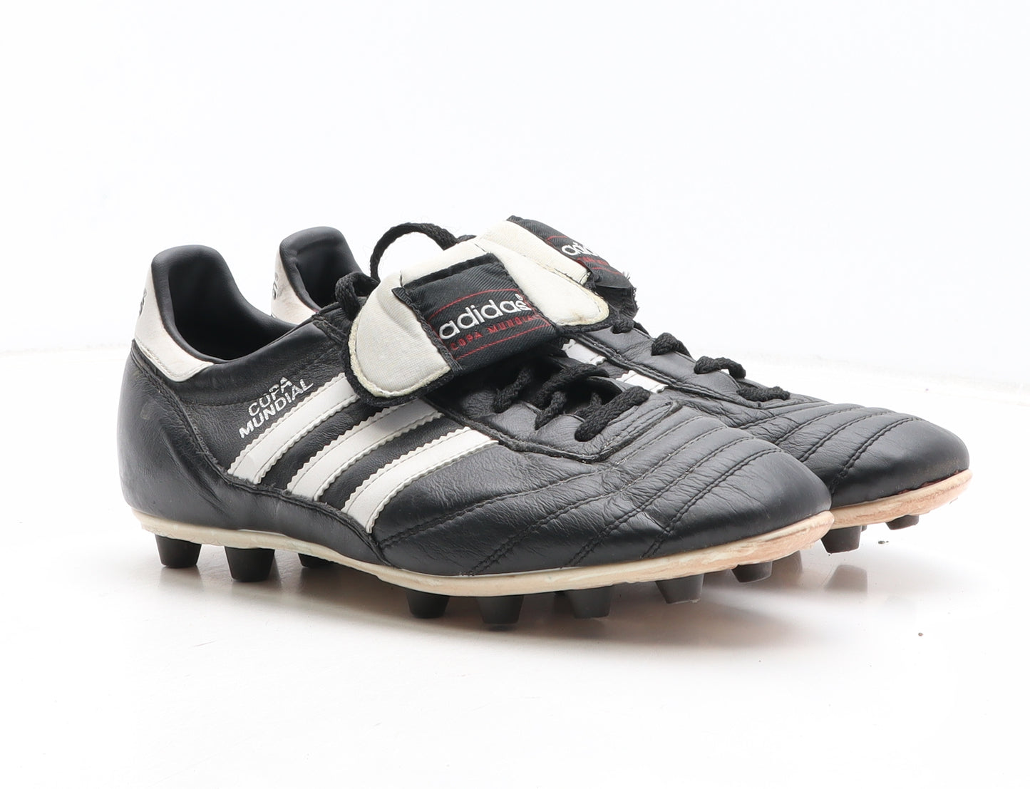 adidas Mens Black Leather Trainer UK 8 - Football Boots