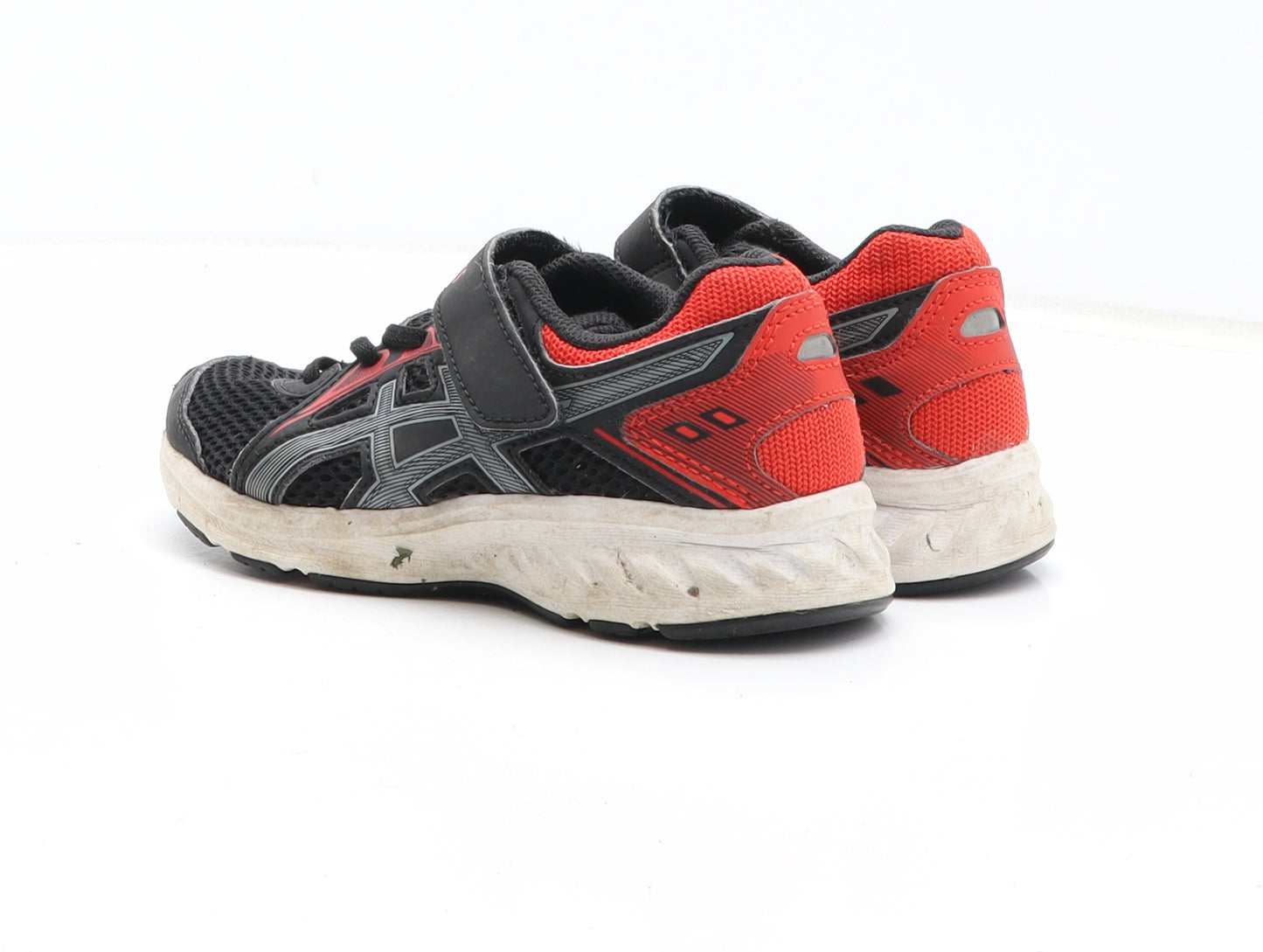 ASICS Boys Black Fabric Trainer UK 13