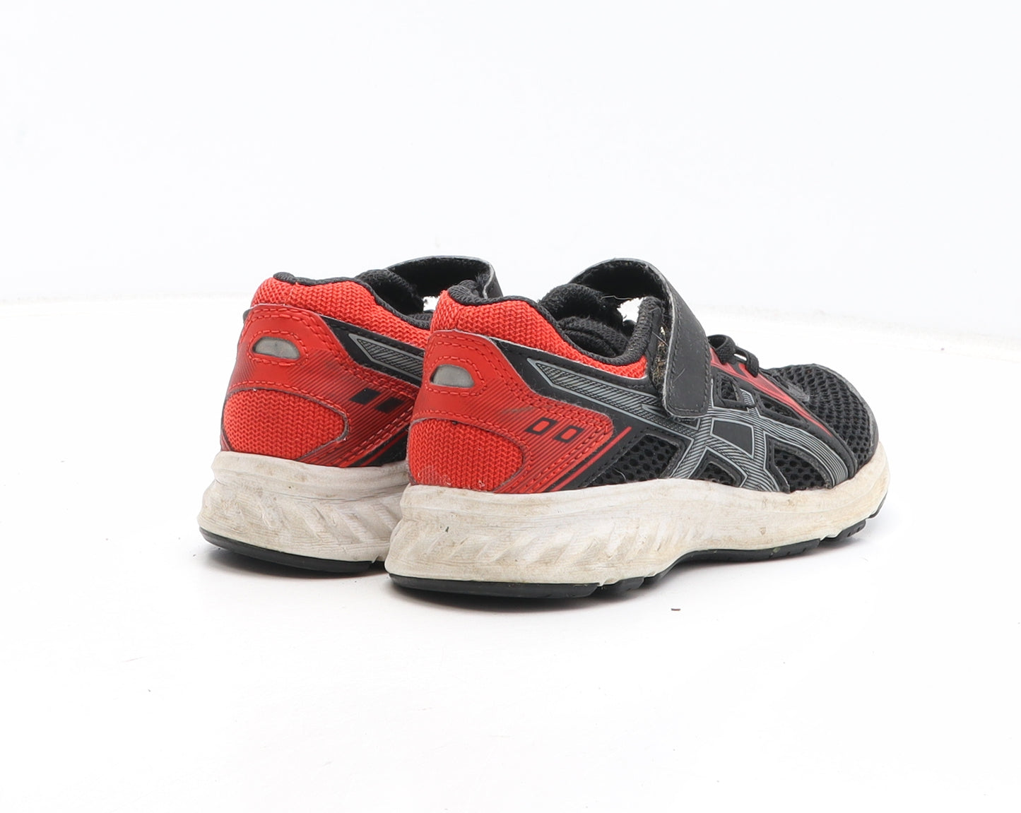 ASICS Boys Black Fabric Trainer UK 13