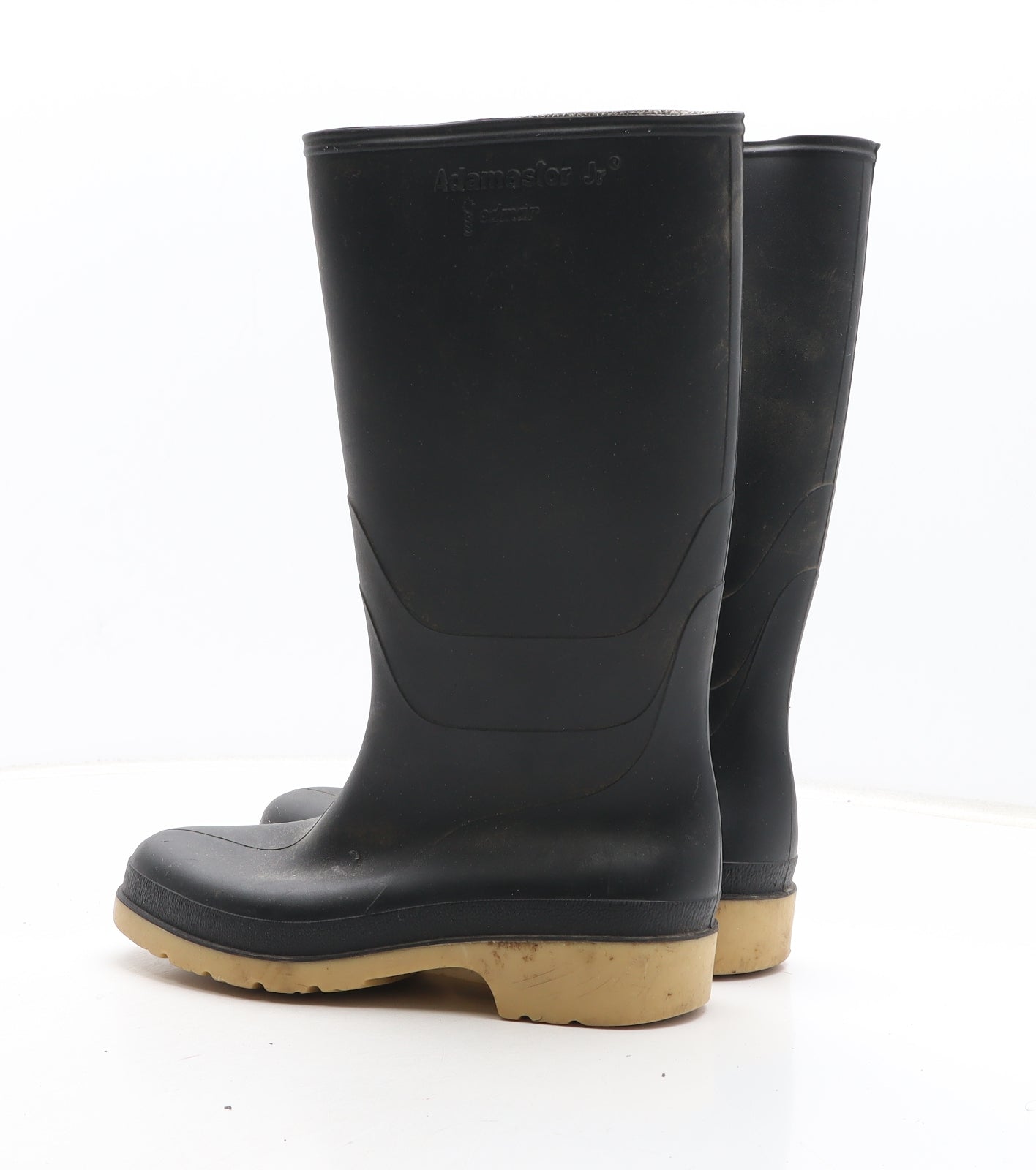 Adamastor Womens Black Synthetic Wellies Boot UK