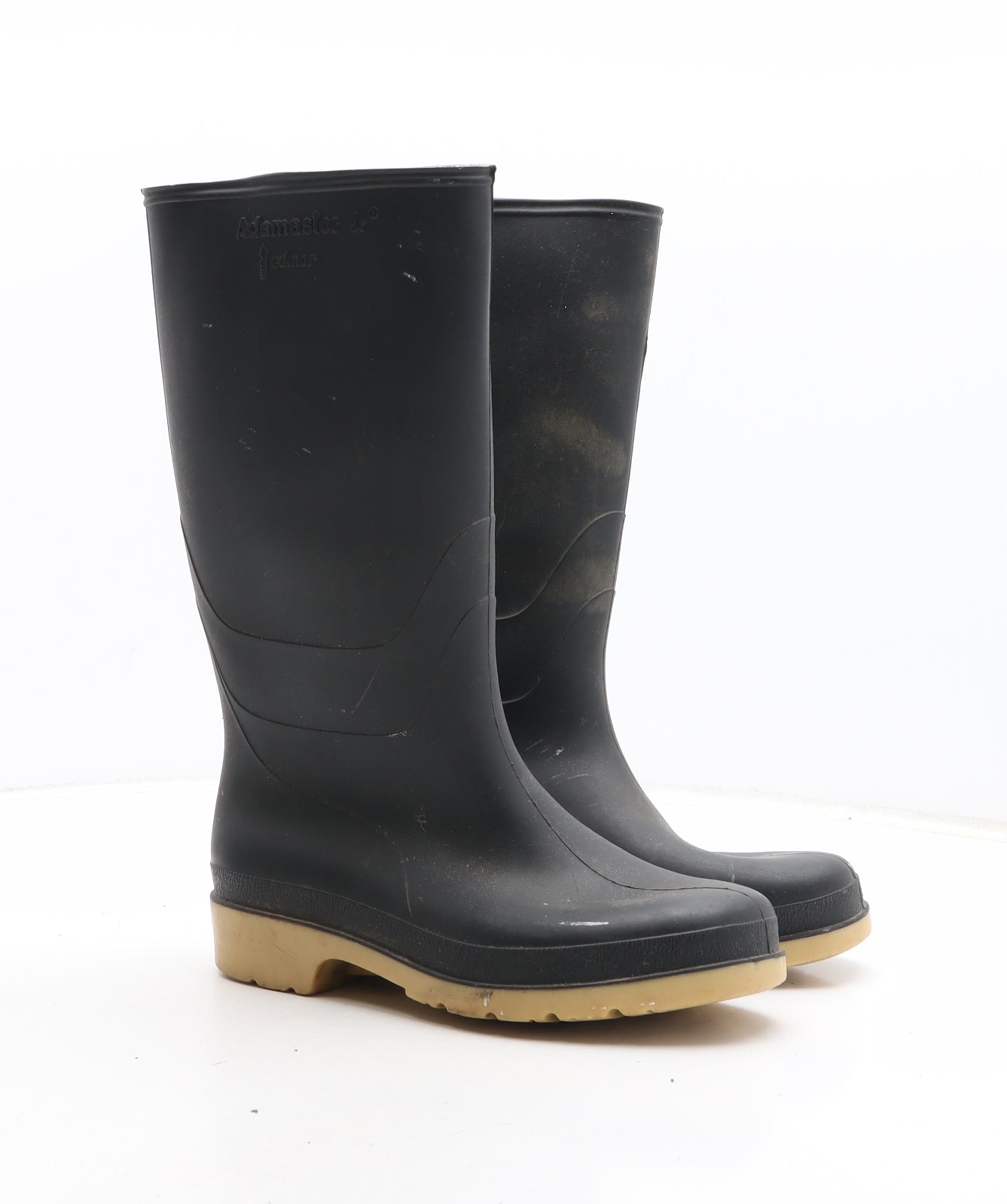 Adamastor Womens Black Synthetic Wellies Boot UK