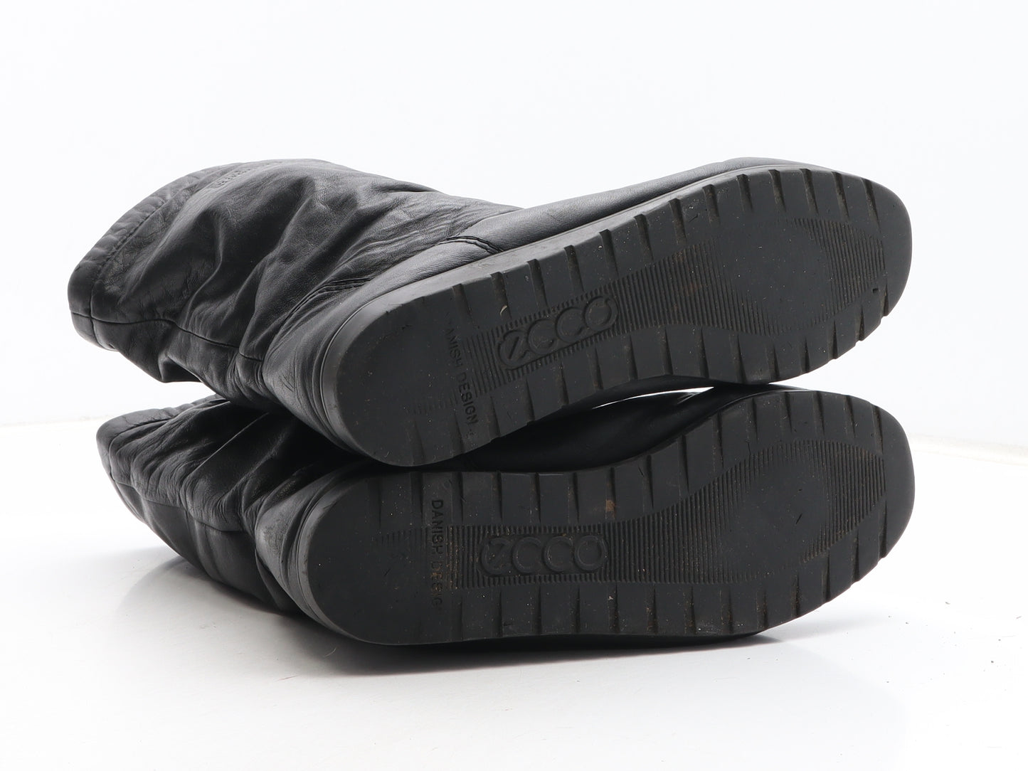 ECCO Womens Black Synthetic Bootie Boot UK - UK Size Estimated 7