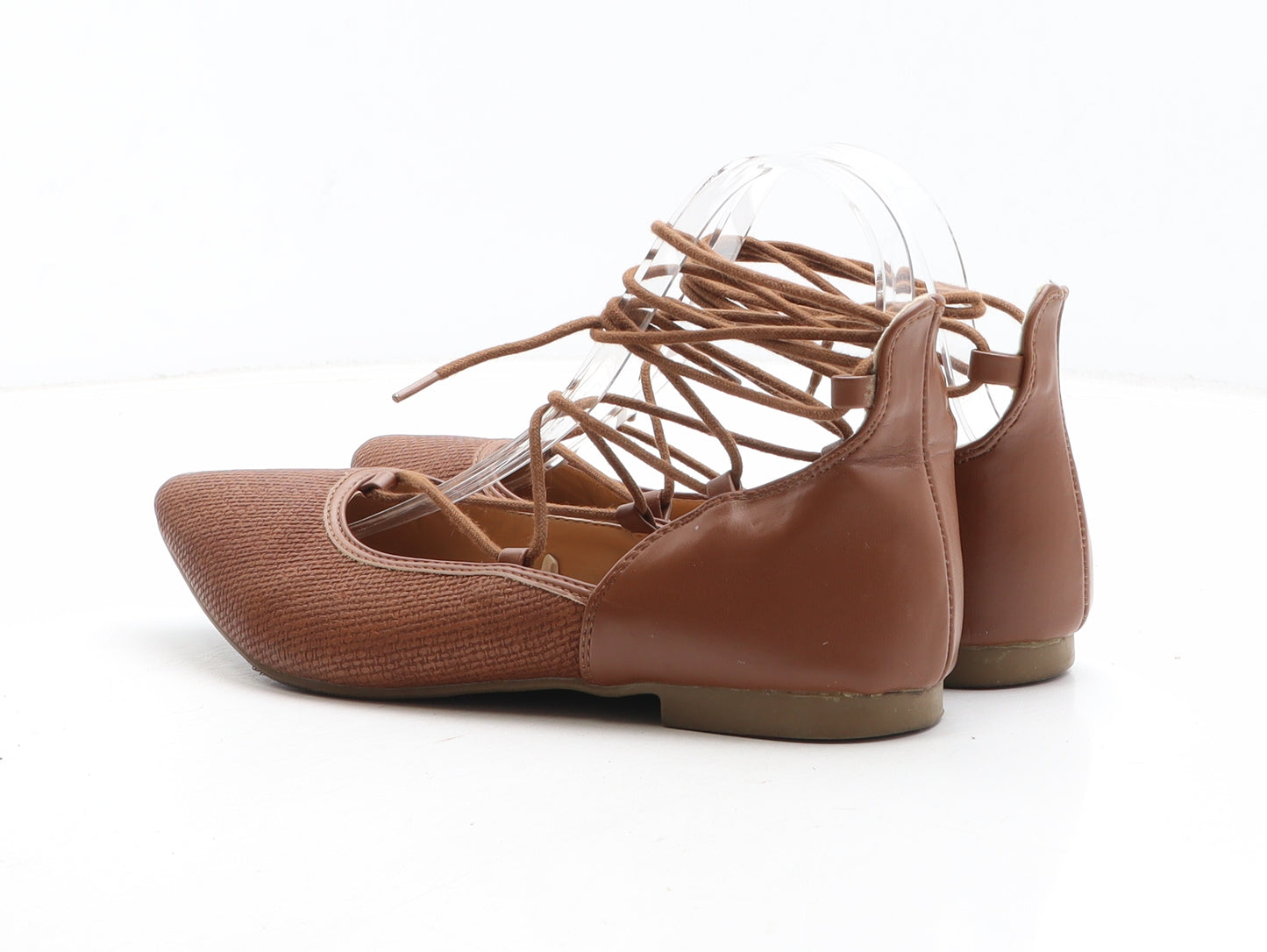 Fiore Womens Brown Synthetic Strappy Sandal UK