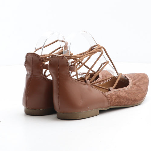 Fiore Womens Brown Synthetic Strappy Sandal UK