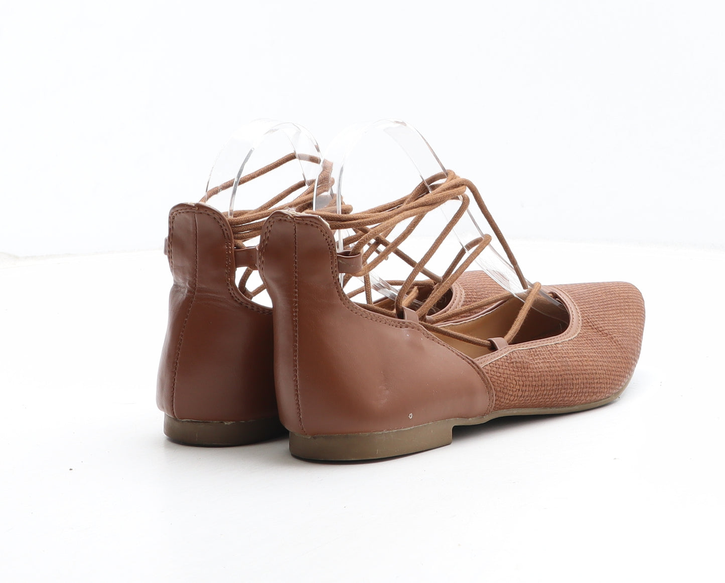 Fiore Womens Brown Synthetic Strappy Sandal UK